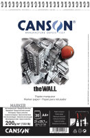 CANSON Bloc papier dessin spiralé The WALL, A4,...