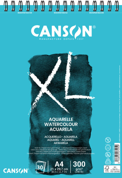 CANSON Skizzen- und Studienblock XL Aquarelle, DIN A5