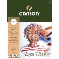 CANSON Zeichenpapierblock "Ingres Vidalon", 240...