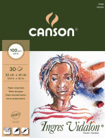 CANSON Bloc papier dessin Ingres Vidalon, 320 x 410 mm