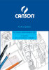 CANSON Bloc calque transparent, 25 feuilles, 90/95 g/m2, A4