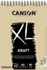 CANSON Bloc à croquis et études XL KRAFT, A4