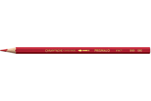CARAN DACHE Crayon de couleur Prismalo 3mm 999.080 carmin