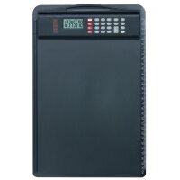 Alassio Porte-bloc, A4, avec calculatrice, noir