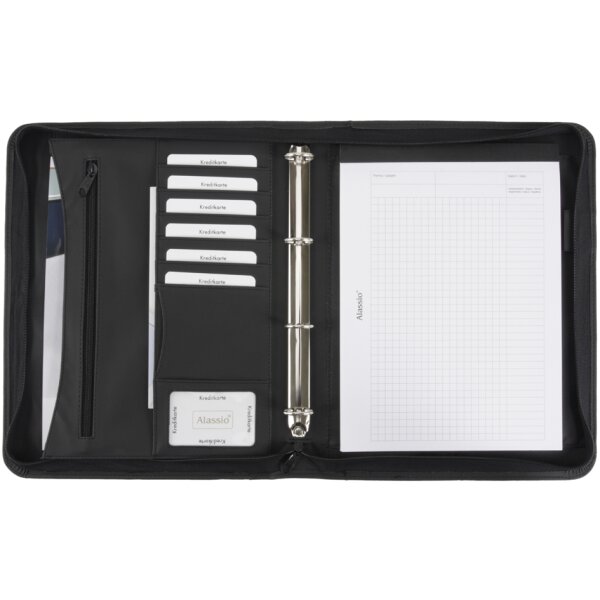 Alassio Serviette classeur Office Set, noir
