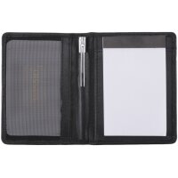 Alassio Etui pour bloc-notes, cuir, noir