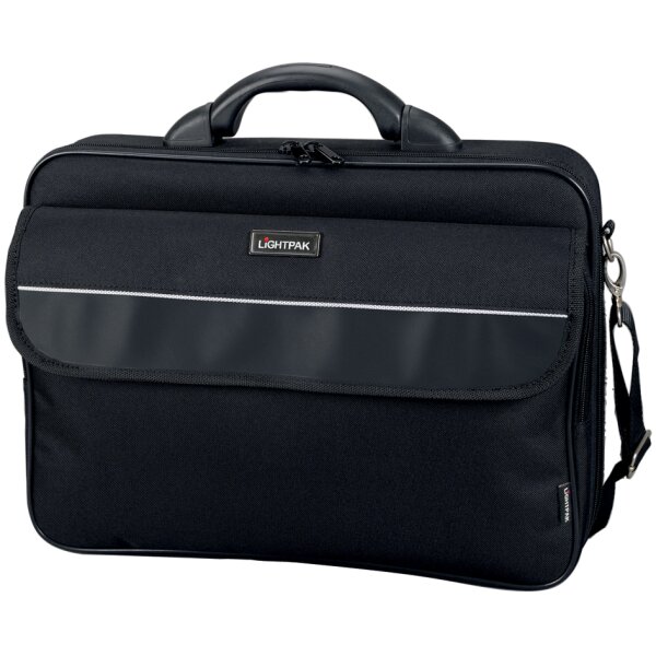 LiGHTPAK Notebook-Tasche "ELITE", Grösse L, Nylon, schwarz