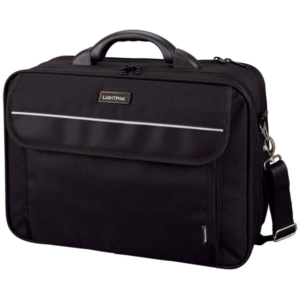 LiGHTPAK Notebook-Tasche "ARCO", Polyester, schwarz