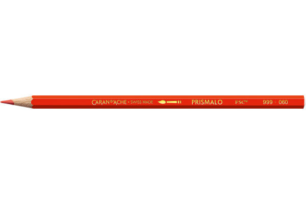 CARAN DACHE Crayon de couleur Prismalo 3mm 999.060 vermillon