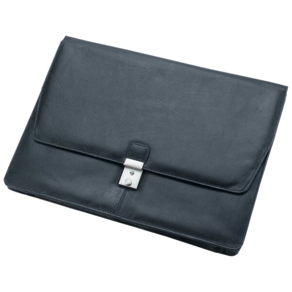 Alassio Porte-documents TISSANO, cuir nappa, noir