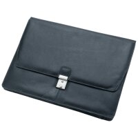 Alassio Porte-documents TISSANO, cuir nappa, noir