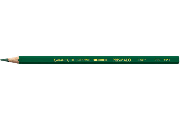 CARAN DACHE Crayon de couleur Prismalo 3mm 999.229 vert foncé