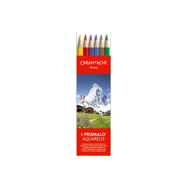 CARAN DACHE Farbstifte Prismalo 3mm 999.306 assortiert 6 Stück