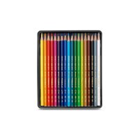 CARAN DACHE Farbstifte Prismalo 3mm 999.318 ass. in Metallsch. 18 Stück