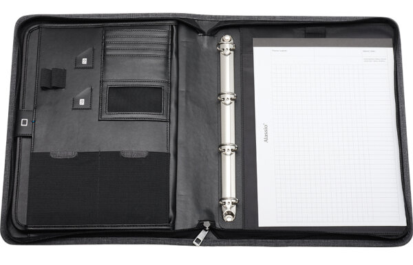 Alassio Tablet-PC Organizer "A4 LAZIO", Polyester, grau