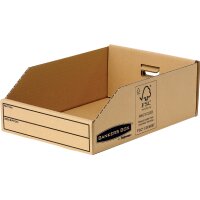 Fellowes BANKERS BOX EARTH Kleinteilebox, braun, (B)147 mm