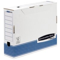 Fellowes BANKERS BOX SYSTEM Archiv-Schachtel, blau,(B)100 mm