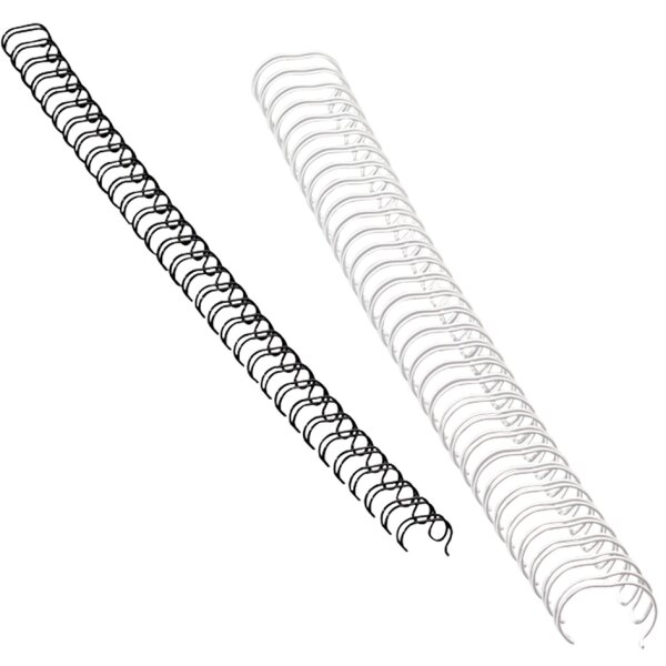 Fellowes spirale, format A4, 34 anneaux, 6 mm, blanc