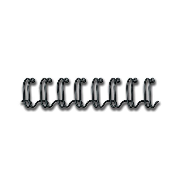 FELLOWES Reliure en métal 14mm 53277 noir 100 pcs.