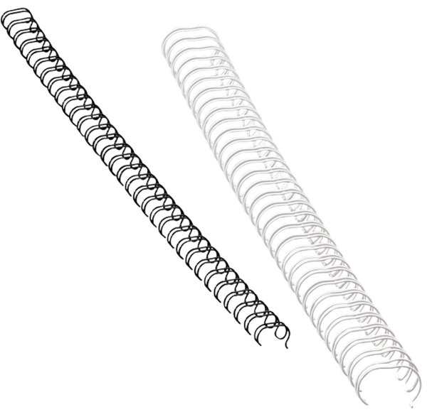 Fellowes Drahtbinderücken, DIN A4, 34 Ringe, 10 mm, silber