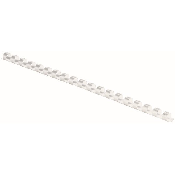 FELLOWES Reliure en plastique 6mm 5330003 blanc 25 pcs.