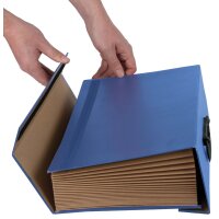 Fellowes Fächertasche Handifile, 19 Fächer, blau