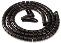 Fellowes Gaine de câbles Câble Zip, longueur: 2,0 m, noir