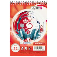 LANDRÉ bloc-notes à spirale, A6, 40...
