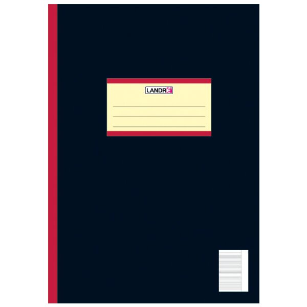 LANDRÉ cahier pour lycée format A4, ligné, marge blanche à