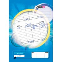 LANDRÉ T-Kontenblock DIN A4, 80 g qm, holzfrei