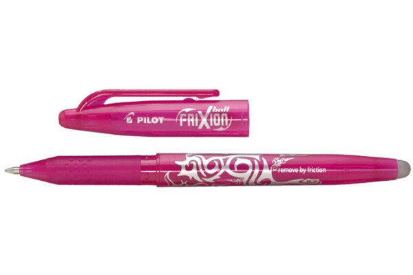 PILOT Roller FriXion Ball 0.7mm BL-FR7-P pink, rechargeable, corrig.