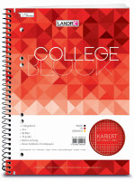 LANDRÉ Collegeblock 'College' A5, quadrillé, 160 pages