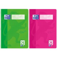 Oxford Schulheft "Touch", DIN A4, Lineatur 25, grasgrün