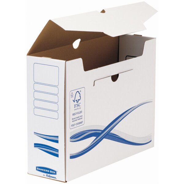 Fellowes BANKERS BOX Basic Archiv-Schachtel, blau, (B)150 mm