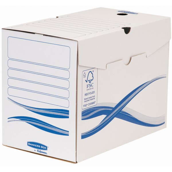 Fellowes BANKERS BOX Basic Archiv-Schachtel, blau, (B)200 mm