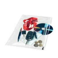 herlitz Reissverschlusstasche, PVC, farbig sortiert