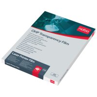 nobo Laserdrucker-Folie, DIN A4, glasklar, PP, 120 my