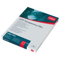 nobo Inkjet-Folie, DIN A4, transparent, PP, 120 my