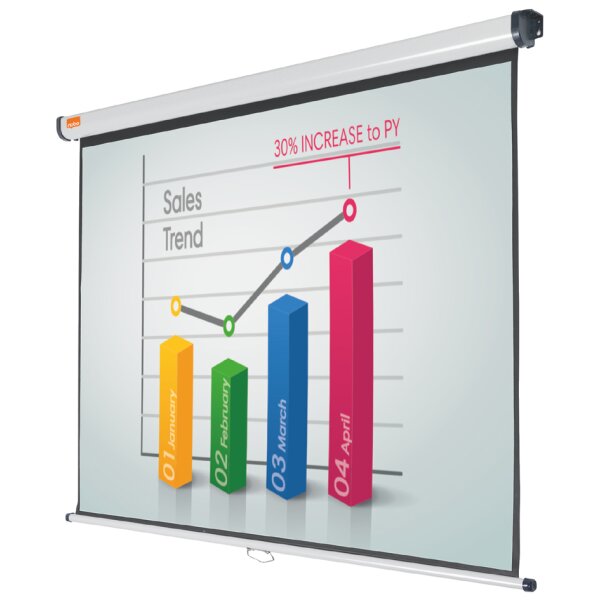 nobo Ecran de projection Standard, (L)1.500 x (H)1.138 mm