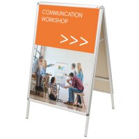 nobo Plakatständer 700 x 1.000 mm, Aluminium-Rahmen