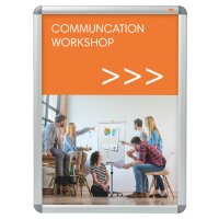 nobo Plakatrahmen Premium Plus, 500 x 700 mm, silber