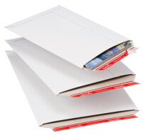 ColomPac Pochette dexpédition, en carton rigide B5+, blanc