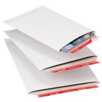 ColomPac Versandtasche, aus weisser Vollpappe, DIN C4