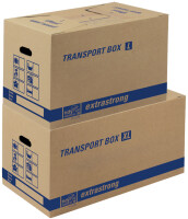 tidyPac Carton de transport L, avec porte-étiquettes