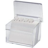 MAUL Boîte à fichier acrylique, A6, incolore...