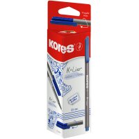Kores Feutres K-Liner, largeur de tracé: 0,4 mm, bleu