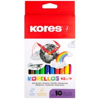 Kores Duo-Fasermaler Korello 2in1, 10er Etui
