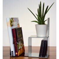 MAUL Buchstütze aus Metall, magnethaftend, grau