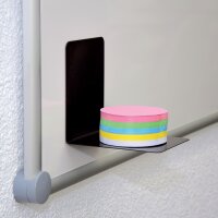 MAUL Serre-livres en métal, magnétique, noir