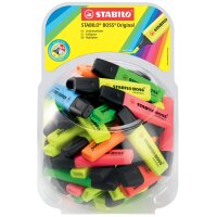 STABILO Textmarker BOSS ORIGINAL, 60er Bonbonglas